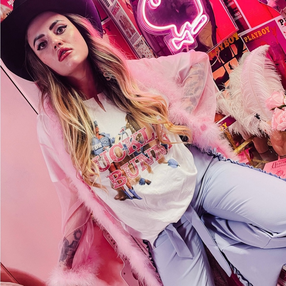 Barbie Buckle Bunny Tee